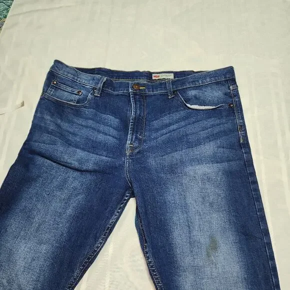 WRANGLER EUC MENS SZ 38 DENIM BLUE JEANS - Picture 3 of 10